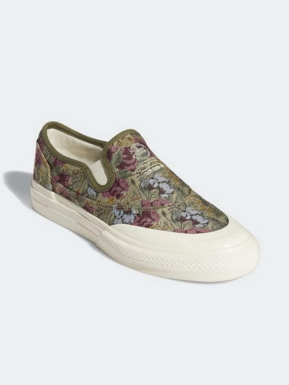 Adidas Men's Nizza RF Floral Tapestry Slip On Sneakers